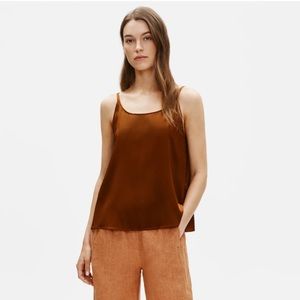 NWT Eileen Fisher Stretch Silk Charmeuse